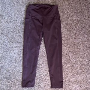 Zella Purple Ankle Sports Legging
